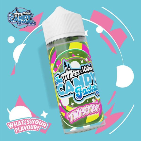 TWISTER 100ML E LIQUID THE CANDY FACTORY