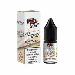 VANILLA BISCUIT NIC SALT 10ML BY IVG