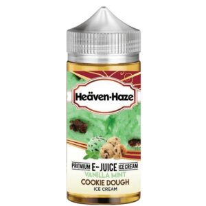 VANILLA MINT COOKIE DOUGH ICE CREAM 100ML E LIQUID HEAVEN HAZE EXP