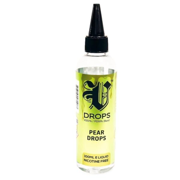 PEAR DROPS 100ML E LIQUID V DROPS