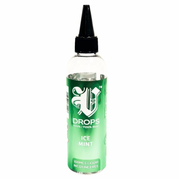 ICE MINT 100ML E LIQUID V DROPS