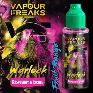 WARLOCK 100ML E LIQUID VAPOUR FREAKS ZERO