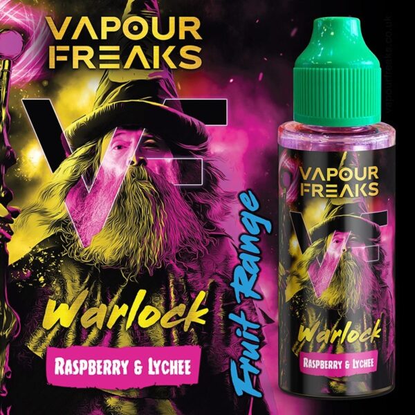 WARLOCK 100ML E LIQUID VAPOUR FREAKS ZERO