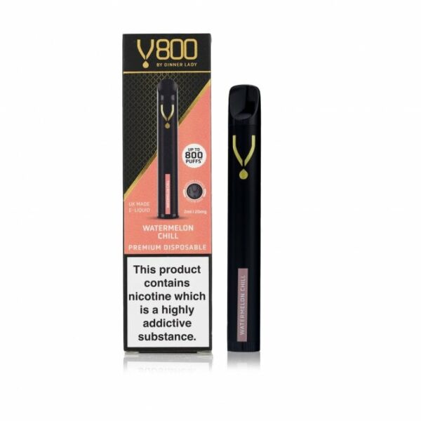 DINNER LADY V800 DISPOSABLE VAPE KIT 20MG - Image 5