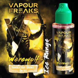 WEREWOLF ON ICE 100ML E LIQUID VAPOUR FREAKS ZERO