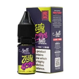 ZESTY GRAPPY NIC SALT 10ML BY MONSTA VAPE