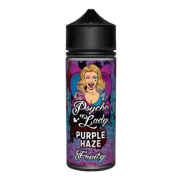 PURPLE HAZE (FRUITY) 100ML E LIQUID BY PSYCHO LADY
