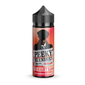 RED RIGHT HAND (STRAWBERRY) SLUSH 100ML E LIQUID PEEKY BLENDERS