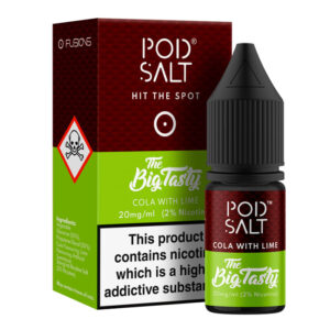 FUSIONS THE BIG TASTY COLA WITH LIME 10ML NIC SALT POD SALT