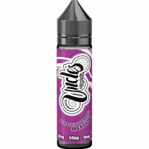 BLACKCURRANT MENTHOL 50ML E LIQUID 50/50 UNCLES