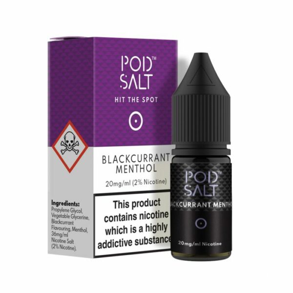 BLACKCURRANT MENTHOL 10ML NIC SALT POD SALT