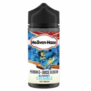 BLUEBERRY CRUMBLE ICE CREAM 100ML E LIQUID HEAVEN HAZE