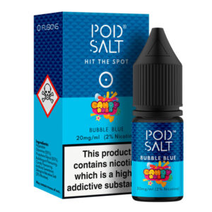 FUSIONS CANDY RUSH BUBBLE BLUE 10ML NIC SALT POD SALT