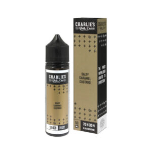 SALTY CARAMEL CUSTARD 50ML E LIQUID CHARLIES CHALK DUST