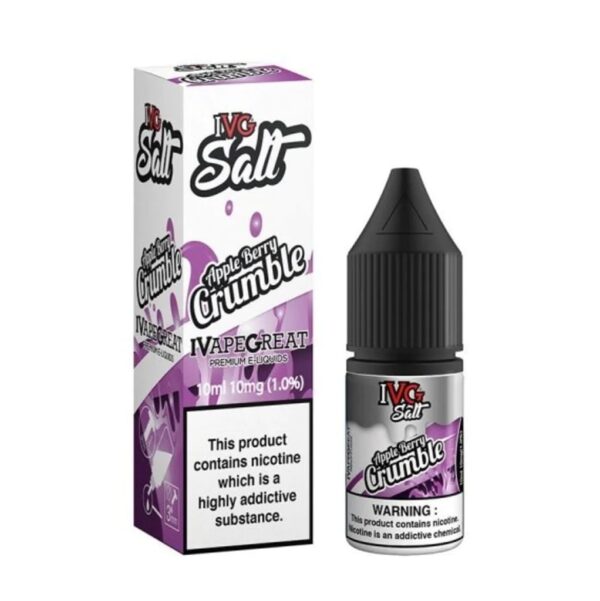 APPLE BERRY CRUMBLE NIC SALT 10ML IVG