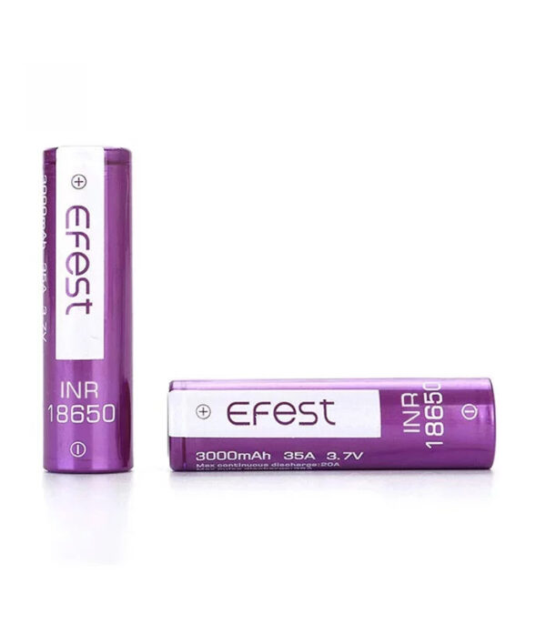 EFEST INR 18650 3000MAH RECHARGEABLE BATTERY 35A