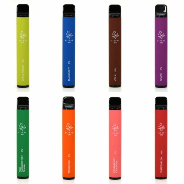 ELF BAR 600 DISPOSABLE VAPE KIT 0MG