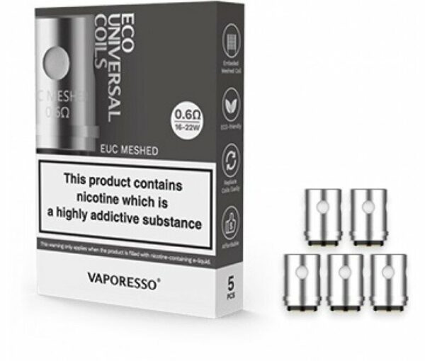 VAPORESSO ECO UNIVERSAL EUC COILS (5 PACK) - Image 3