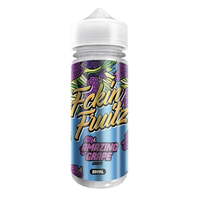 Buy AMAZING GRAPE 200ML E LIQUID FCKIN FRUITZ ECig Clouds