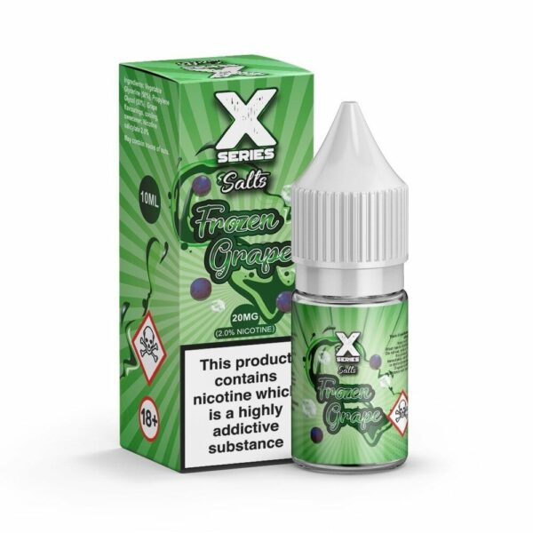 FROZEN GRAPE 10ML NIC SALT BY X SERIES