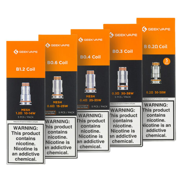 GEEKVAPE B SERIES REPLACEMENT COILS (5 PACK)