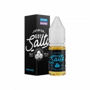 BLACK & BLUE 10ML NIC SALT  GOT SALTS