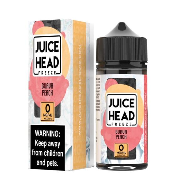 GUAVA PEACH FREEZE 100ML E LIQUID JUICE HEAD