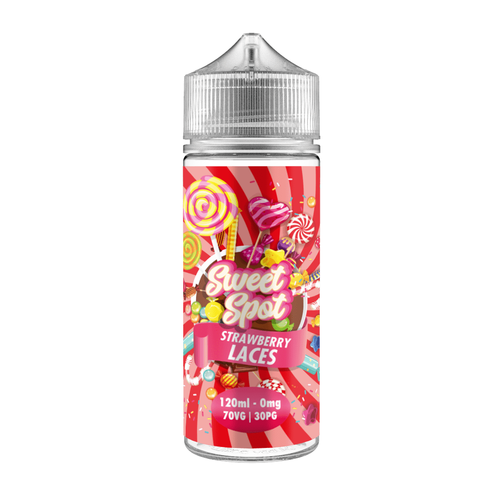 STRAWBERRY LACES 100ML E LIQUID SWEET SPOT UK Vape Store ECig Clouds