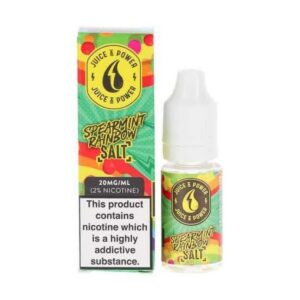 SPEARMINT RAINBOW NIC SALT 10ML  JUICE N POWER