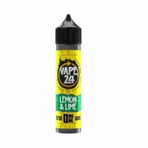 MENTHOL (LEMON & LIME) 50ML E LIQUID VAPE 24