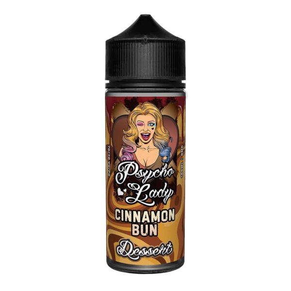 CINNAMON BUN (DESSERT) 100ML E LIQUID BY PSYCHO LADY