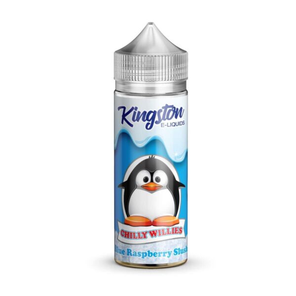 BLUE RASPBERRY SLUSH CHILLY WILLIES 100ML E-LIQUID BY KINGSTON