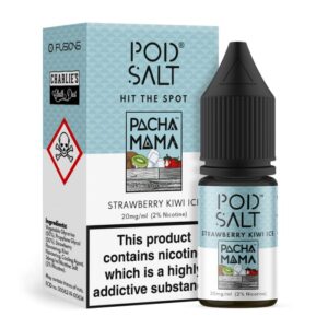 FUSIONS PACHA MAMA STRAWBERRY KIWI ICE 10ML NIC SALT POD SALT