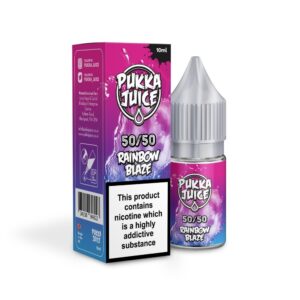 RAINBOW BLAZE 10 X 10ML E LIQUID 50/50 BY PUKKA JUICE