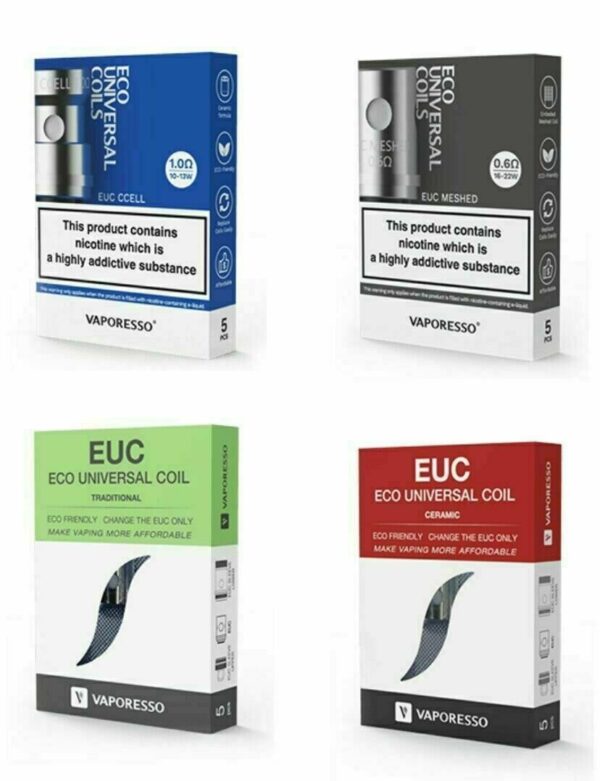 VAPORESSO ECO UNIVERSAL EUC COILS (5 PACK)