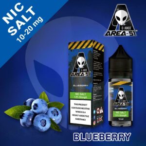 BLUEBERRY 10ML NIC SALT BY AREA 51