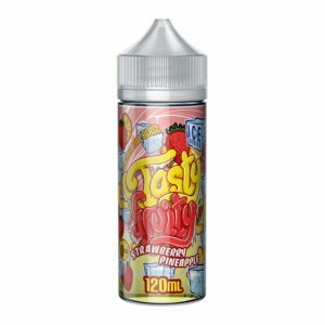 STRAWBERRY PINEAPPLE ICE 100ML E-LIQUID BY TASTY FRUITY