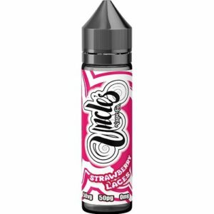 STRAWBERRY LACES 50ML E LIQUID 50/50 UNCLES