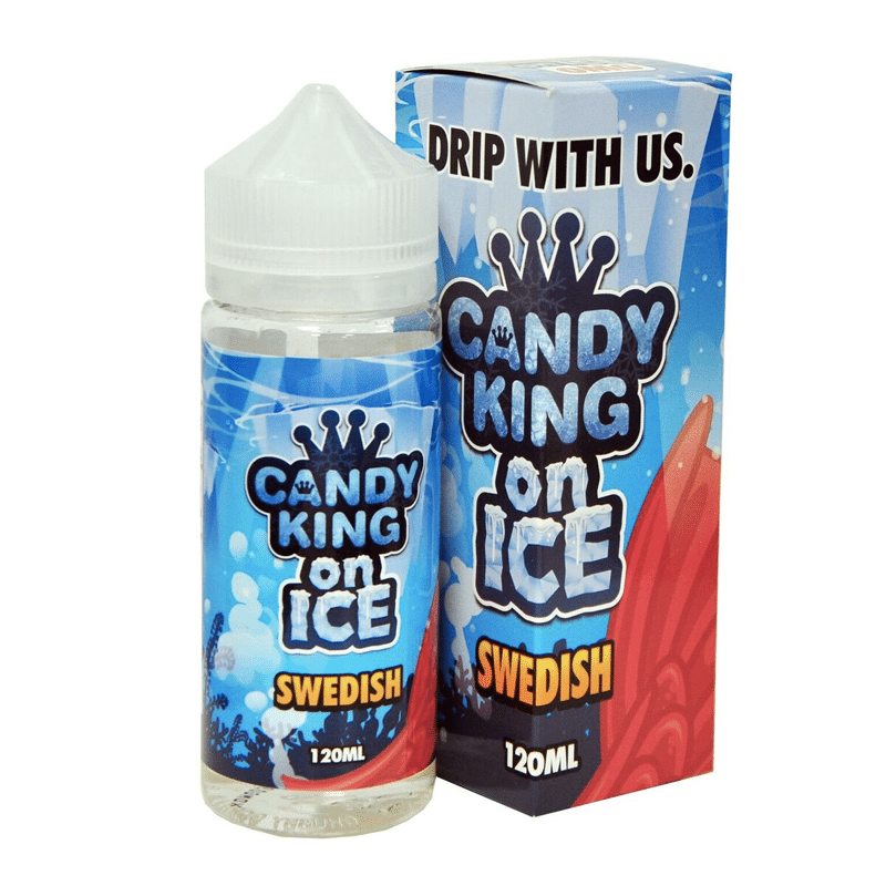 SWEDISH ON ICE 100ML ELIQUID CANDY KING UK Vape Store ECig Clouds