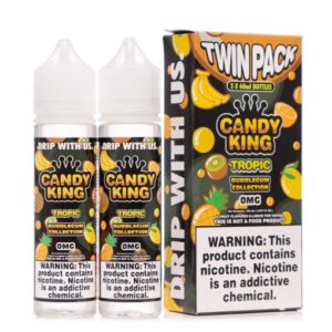 TROPIC (BUBBLEGUM) E-LIQUID 2 X 50ML BY CANDY KING