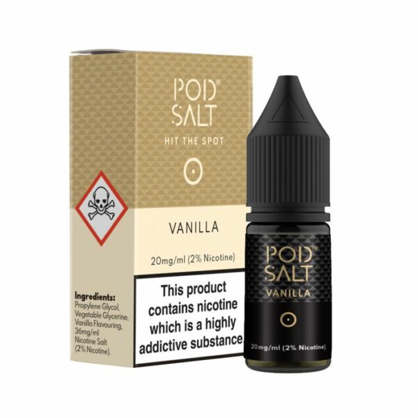 VANILLA 10ML NIC SALT POD SALT