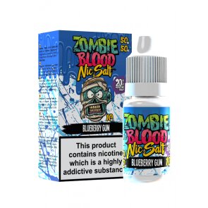 BLUEBERRY GUM NIC SALT 10ML BY ZOMBIE BLOOD