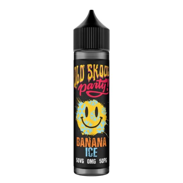 BANANA ICE 50ML E LIQUID OLD SKOOL PARTY