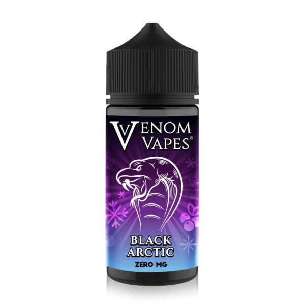 BLACK ARCTIC 100ML E LIQUID VENOM VAPES