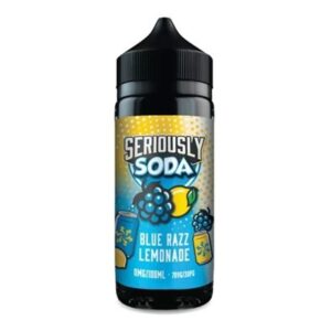 BLUE RAZZ LEMONADE 100ML E LIQUID SERIOUSLY SODA BY DOOZY