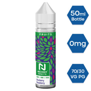 BLUEBERRY RASPBERRY FRUITS 50ML E-LIQUID NICOHIT