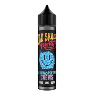 BLUERASPBERRY CHEWS 50ML E LIQUID OLD SKOOL PARTY