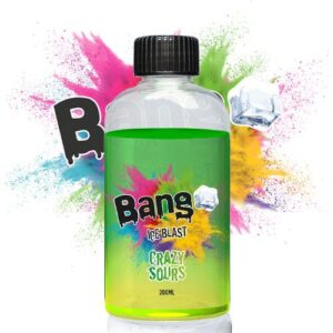CRAZY SOURS 200ML E LIQUID BANG ICE BLAST