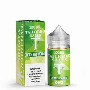 GREEN SNOWCONE 100ML E LIQUID TAILORED SALTS