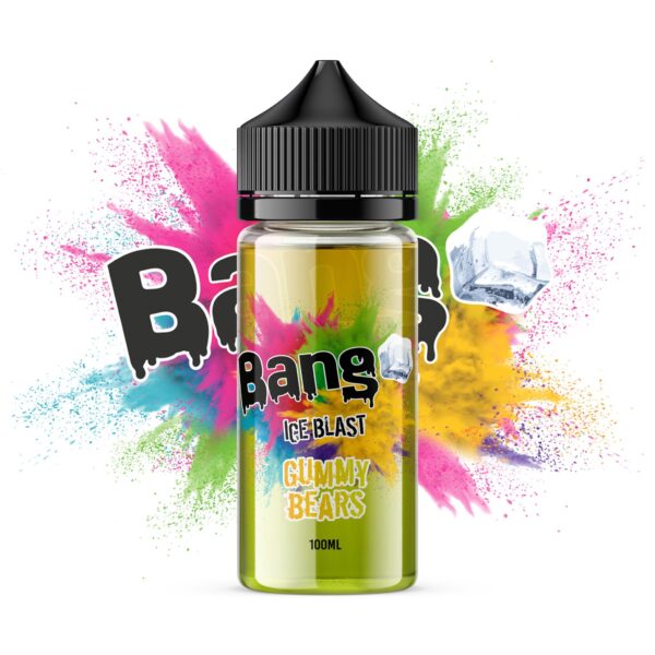 GUMMY BEARS 100ML E LIQUID BANG ICE BLAST